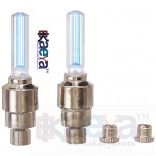 OkaeYa LED Flash Tyre Wheel Valve Cap (2 Bulbs)